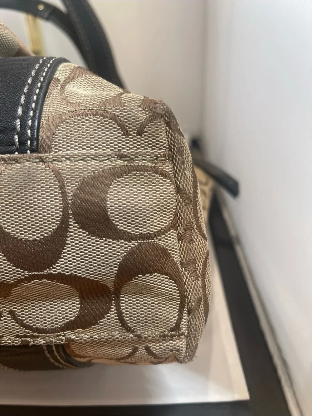 Coach signature canvas